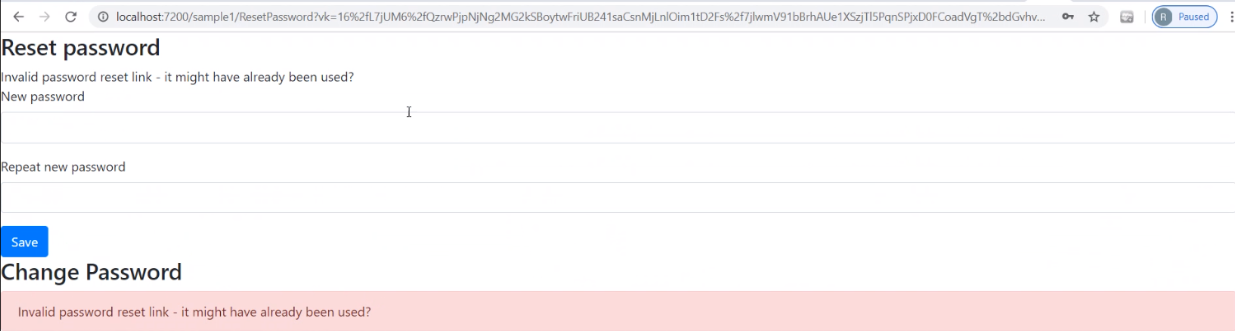 Password reset link doesn't work after a site restart - Progress Community