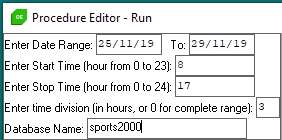 License Report Range UI