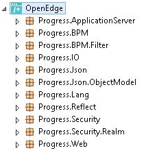 PDSOE Class Browser - incomplete OpenEdge package list