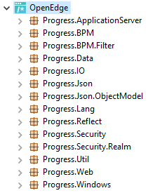 PDSOE Class Browser - incomplete OpenEdge package list