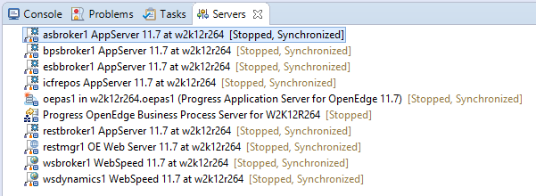 Servers View