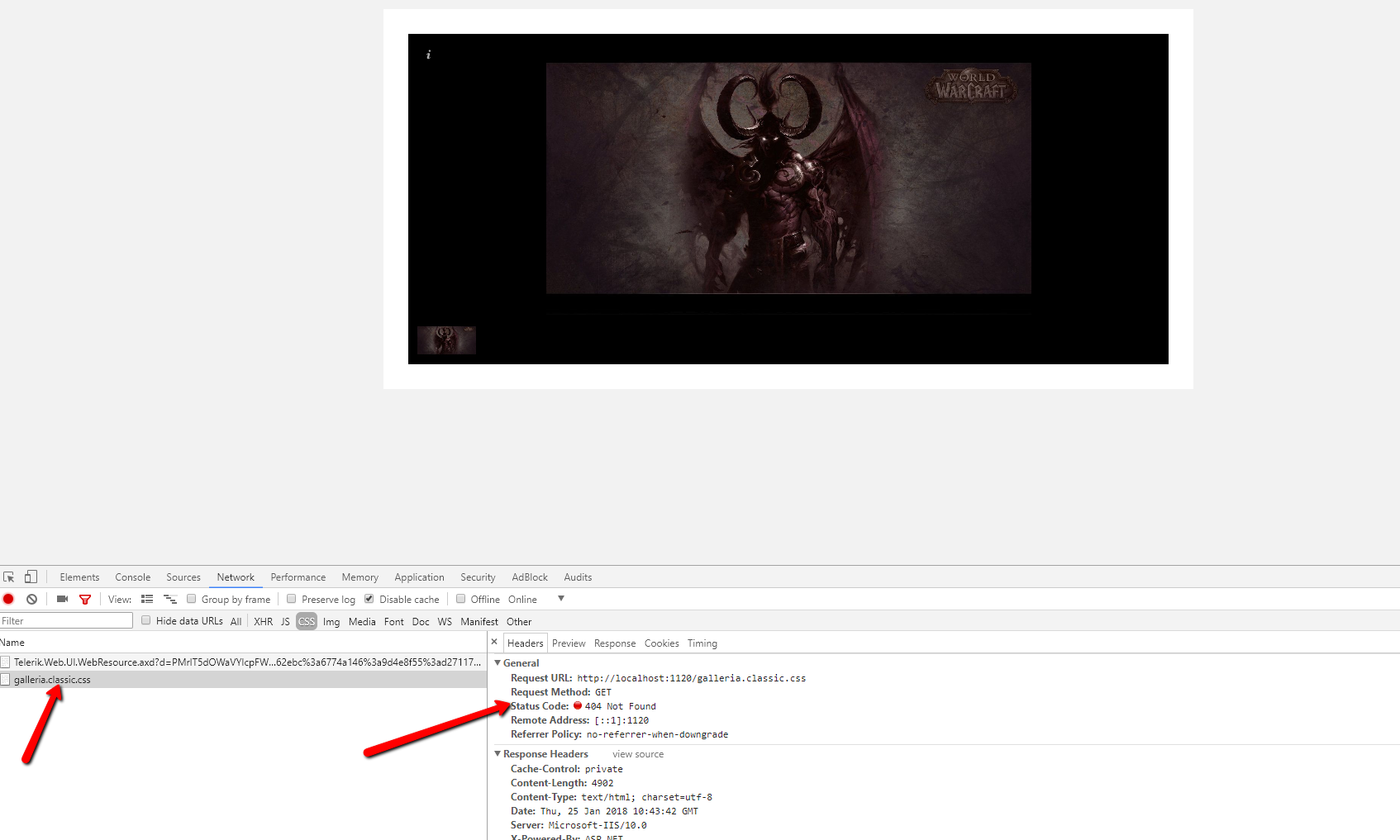 404 Sceenshot