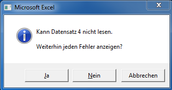 Error Message