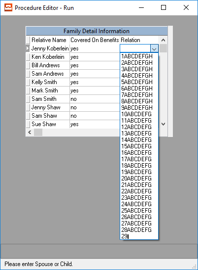 BROWSE COMBO-BOX truncated LIST-ITEMS