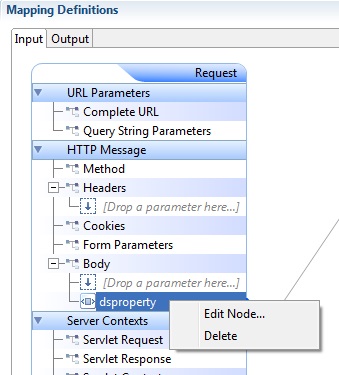 "Edit Node..." option in context menu of body parameter