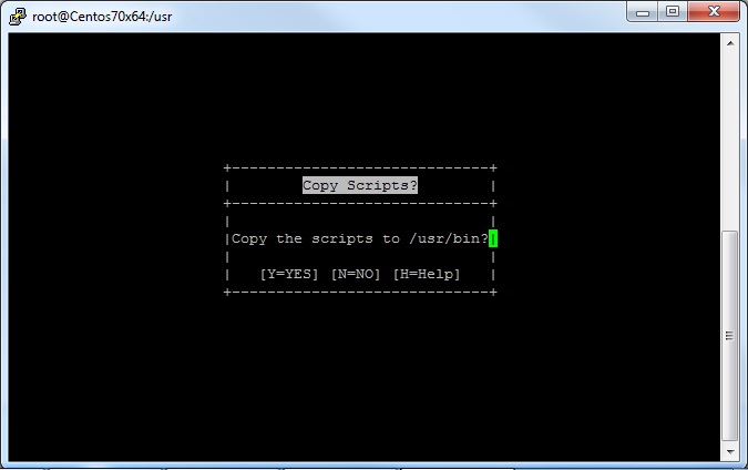 Copy shell scripts to /usr/bin