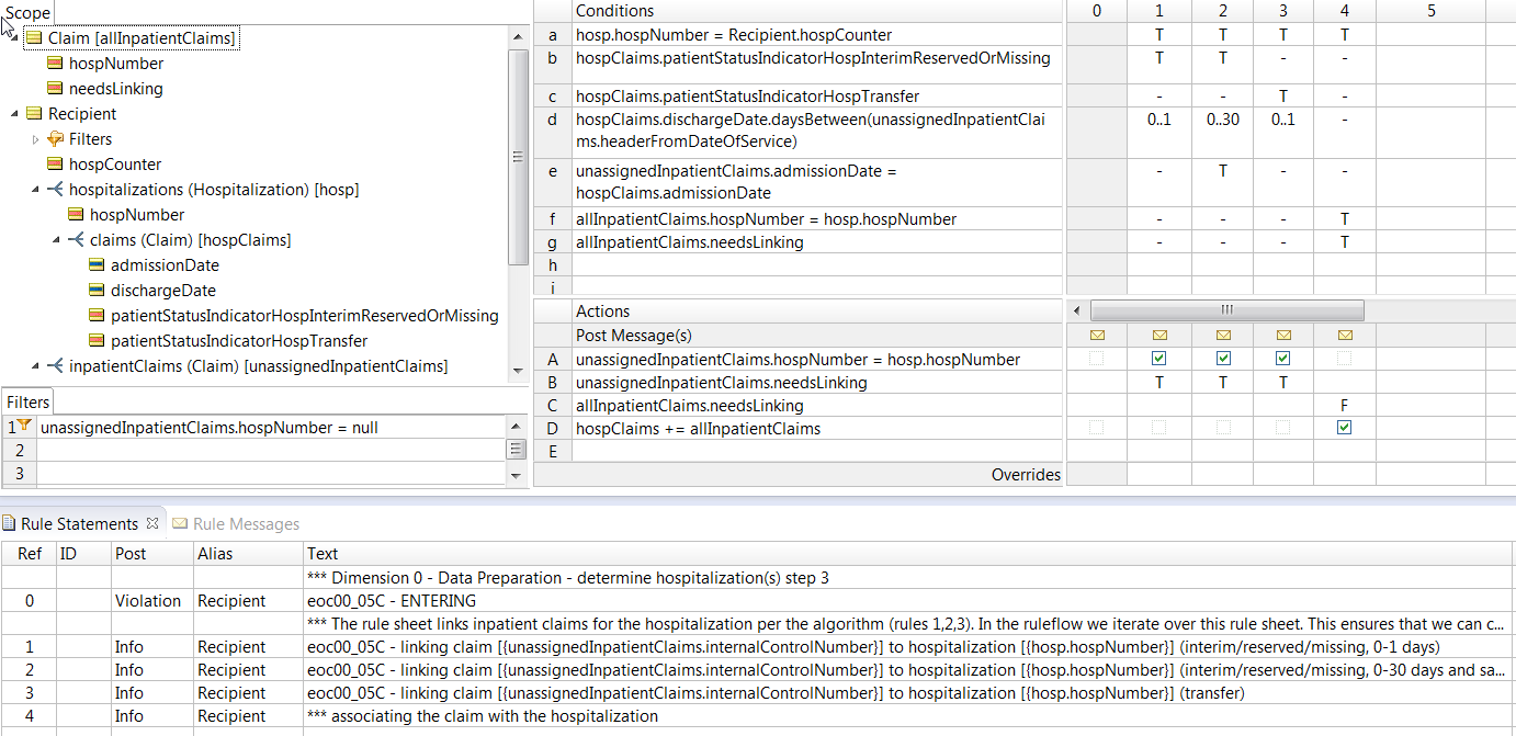 Corticon problem with rulesheet iteration that causes unnecessary ...