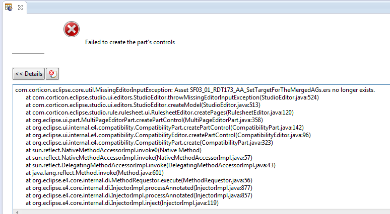 Multiple fatal errors when opening ruleassets after upgrading rule ...