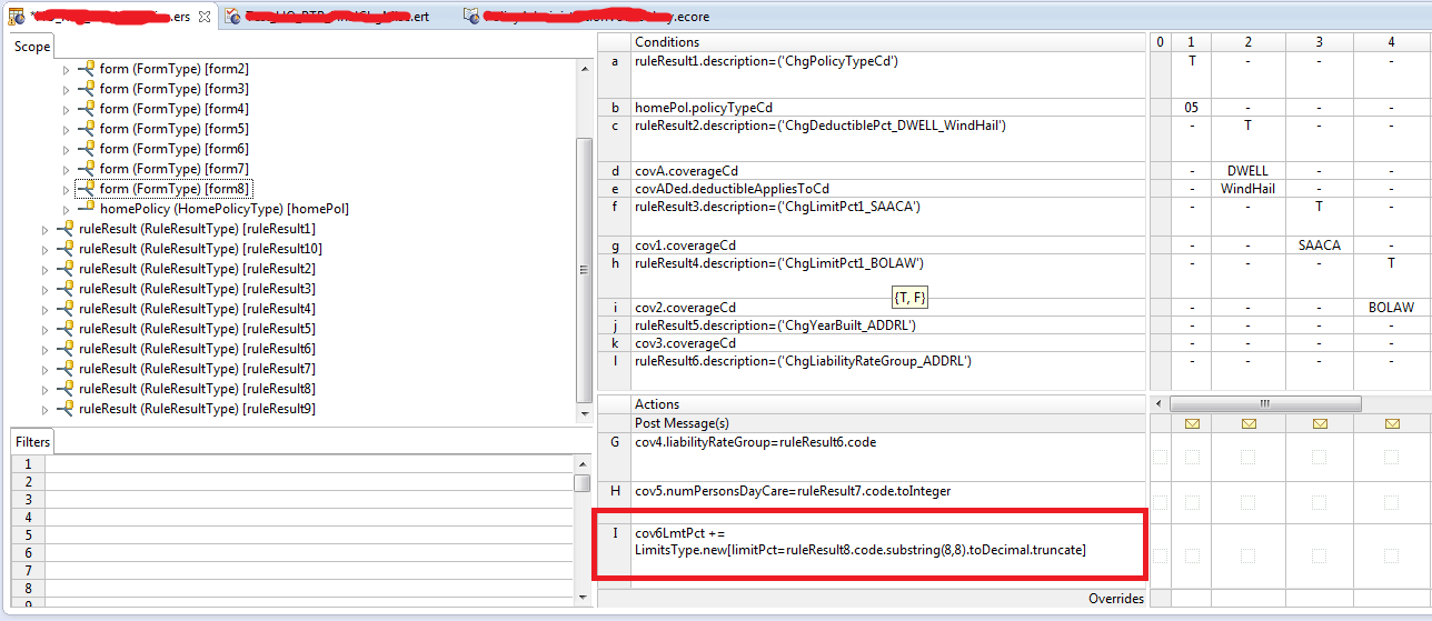 Truncate operator for Corticon Decimal data type does not seem to ...