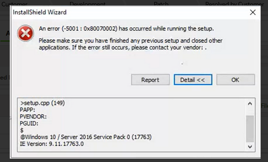 Issue with the installation. Getting error message. - Progress Community