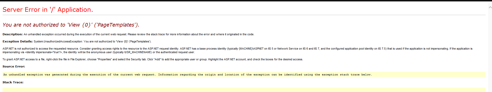 Share Preview Link Error
