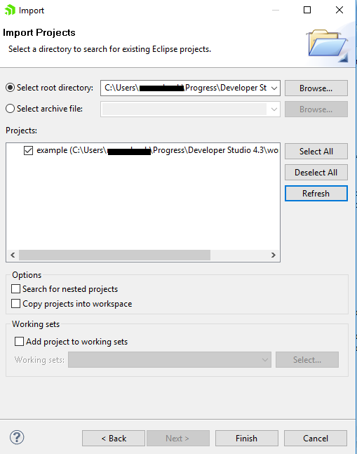 Corticon Studio Error Importing a Corticon Rule Project in Workspace ...