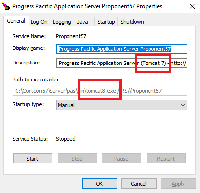 tcman utility creates Corticon service with incorrect Tomcat version in ...