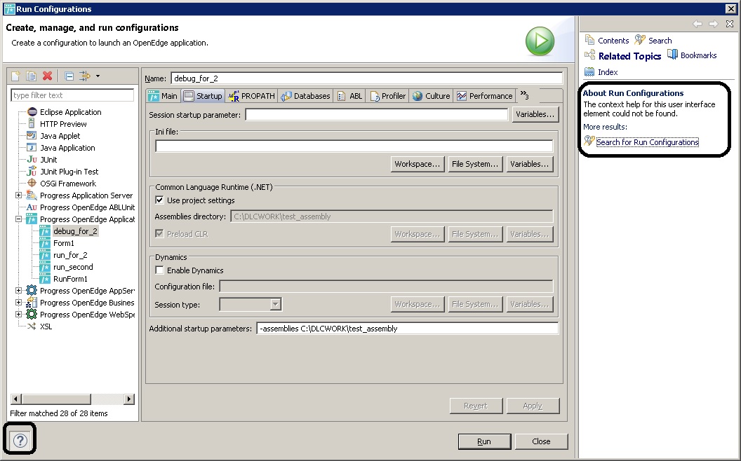 Context help not working in PDS for OpenEdge - Progress Community