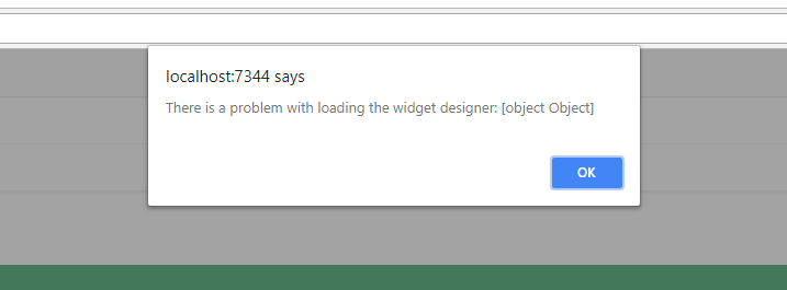 Error When Editing Or Dropping New MVC Widget