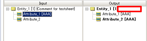 Observed Ruletest output without comments