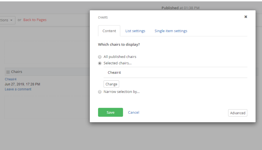 How to keep the List View Template when only one item is selected to ...