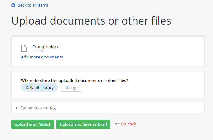 Documents and Files Upload Dialog Missing Remove Button - Progress ...