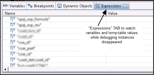 How to get the Expressions View to display in PDS for OpenEdge ...