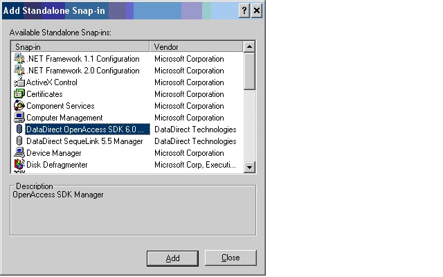 Can OpenAccess SDK Server be managed remotely using management console ...