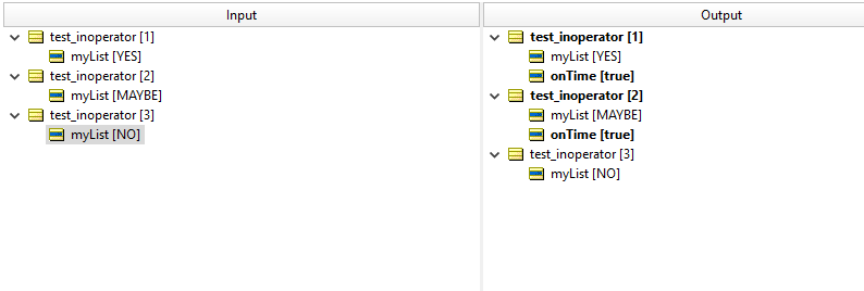 in {list} operator example