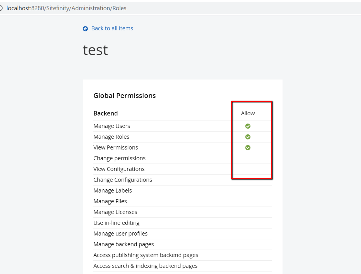 How to give a user access to only user management in the backend ...