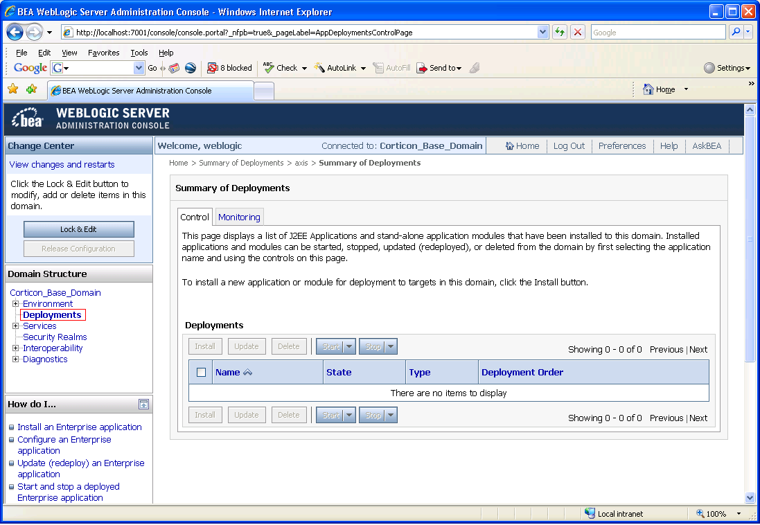 Corticon Server 5.x Sample WAR installation for WebLogic 9.2 - Progress ...