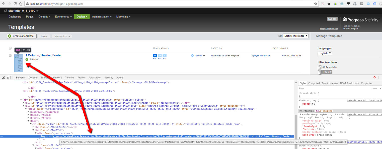 PageTemplateThumbnailsUrl