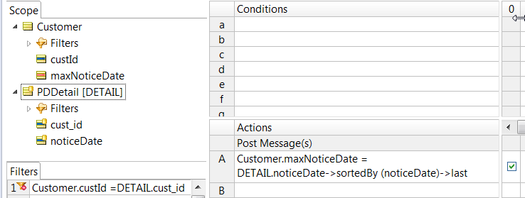 Specific rulesheet in a ruleflow that uses EDC takes long time to ...