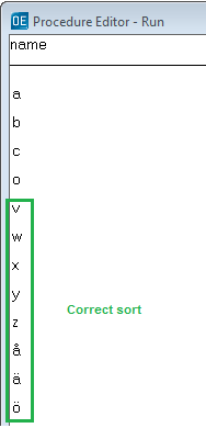 Correct Sort