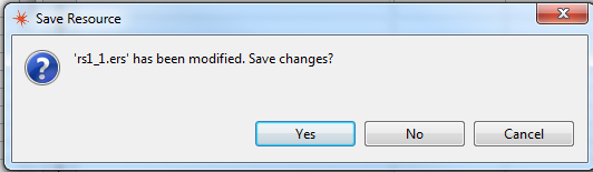 Corticon Studio prompts user to save the rulesheet when modifying the ...