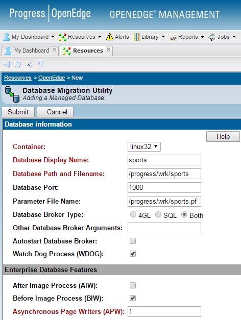How to monitor database memory usage in OEM - Progress Community