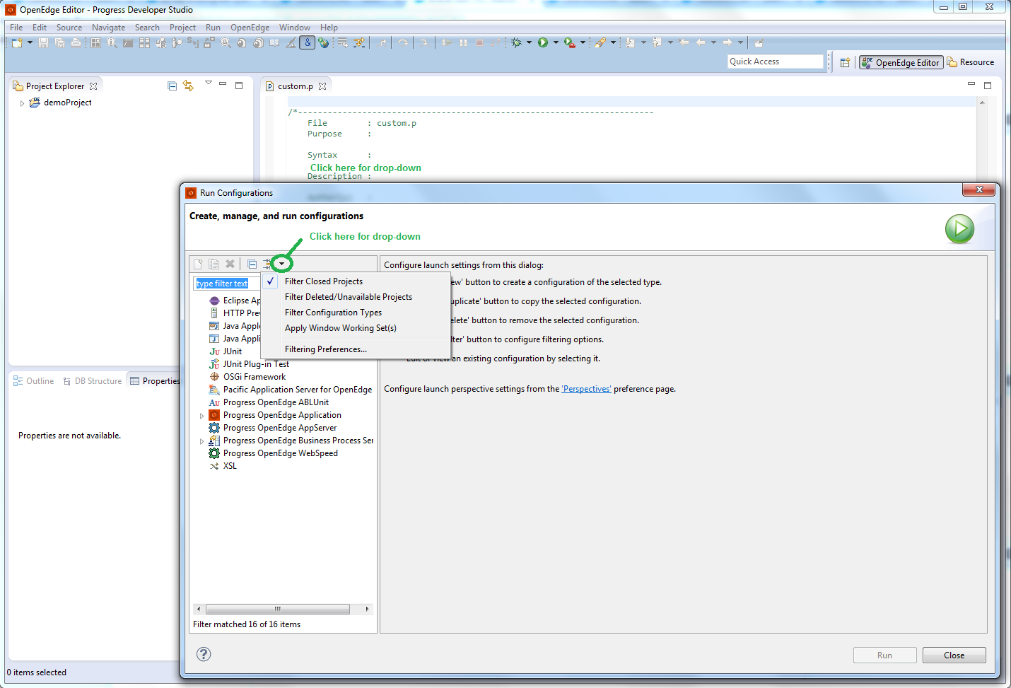 PDSOE: Can't import launch configuration from other workspace/project ...