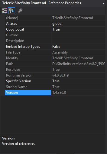 Feather module version