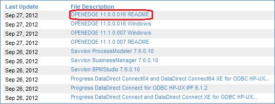 File listing