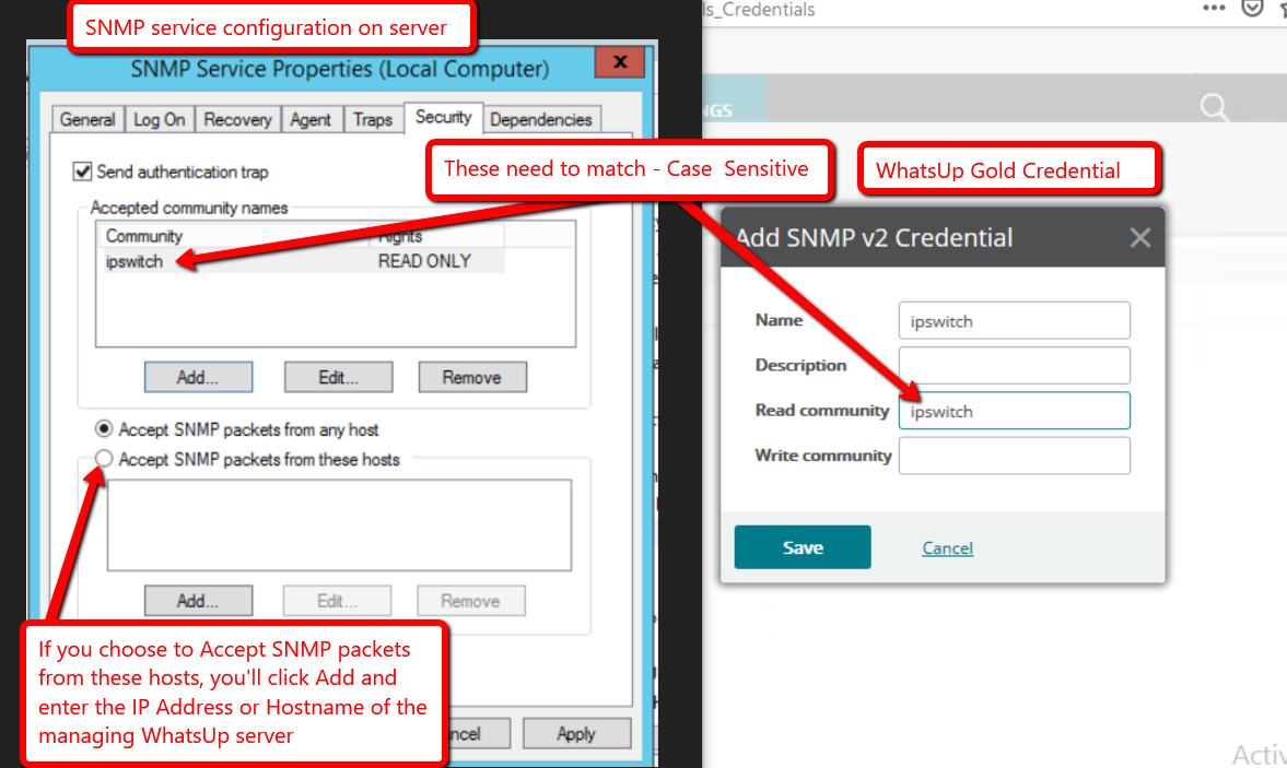 Configure SNMP on Windows server - Progress Community