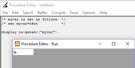 OS-GETENV fails