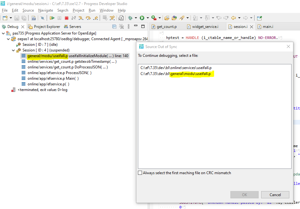 debugger - poor suggestion.PNG