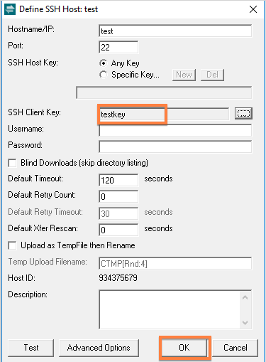How to Apply a SSH client key to a Host ? - Progress Community