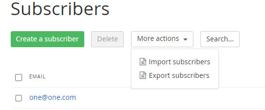 How is the file with imported subscribers processed - Progress Community