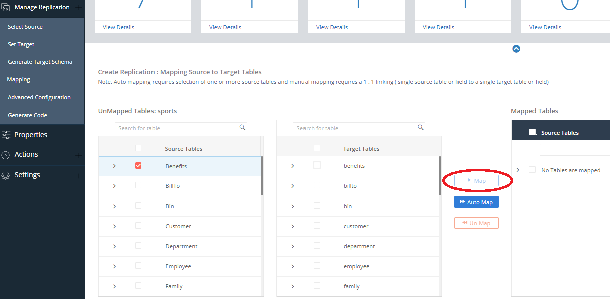 Pro2Web - Can't map tables in Pro2Web interface - Progress Community