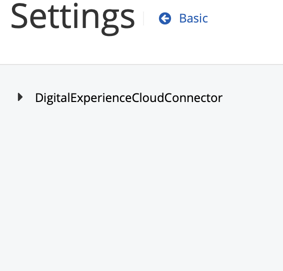 Cloud: The Advanced Settings view is different than it used to be ...