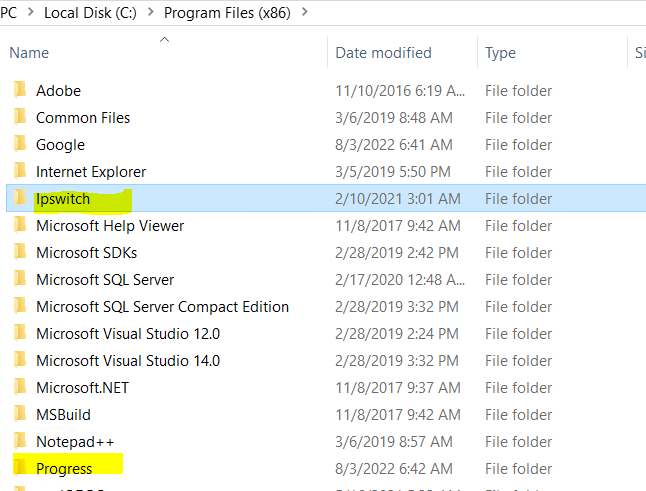 WSFTP Server version 8.7.3 post upgrade issue - Progress Community