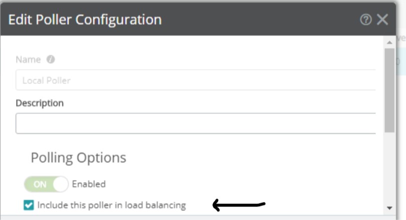 Data collection when Scalability poller goes to offline status ...