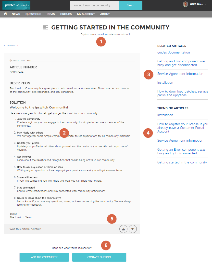 Using Search and the Knowledge Base - Progress Community