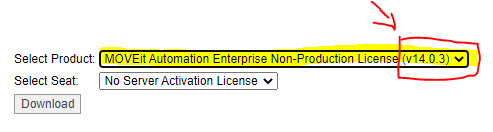 How to download my MOVEit Product and License file? - Progress Community