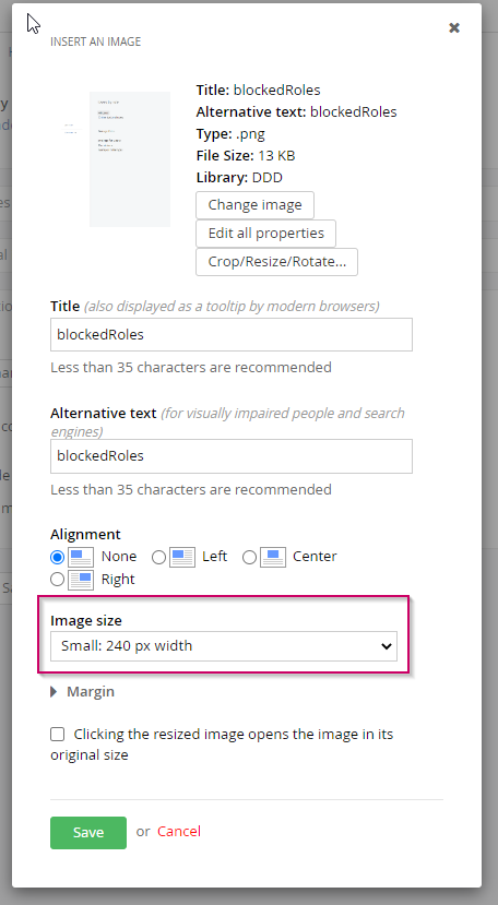 Selecting thumbnail ends up with 404 image - Progress Community