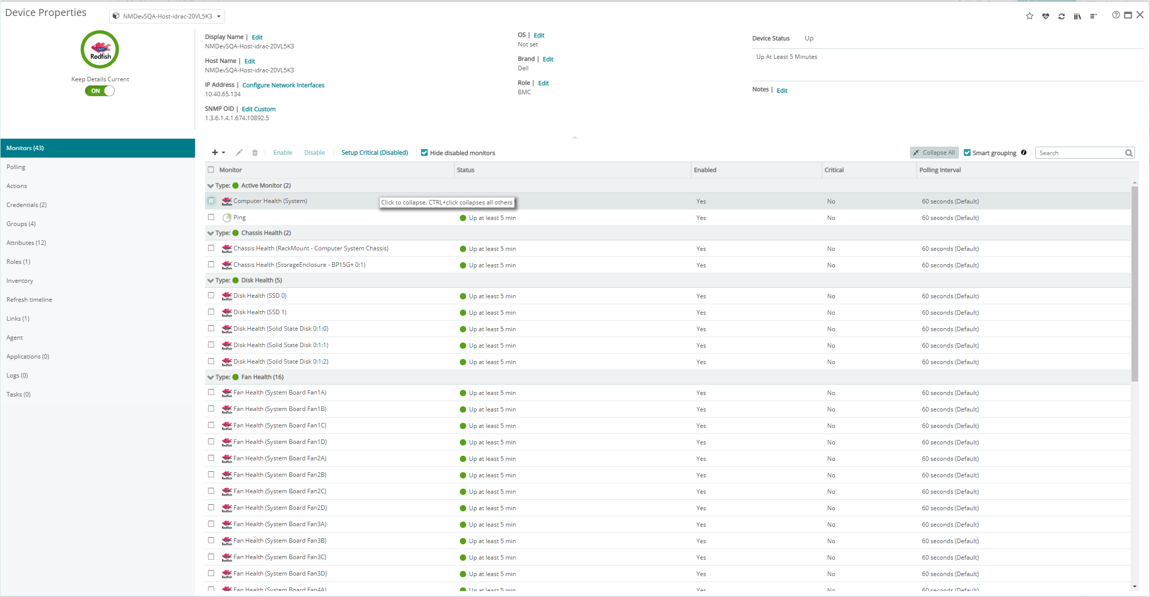 Device monitor view Smart monitor grouping - Progress Community