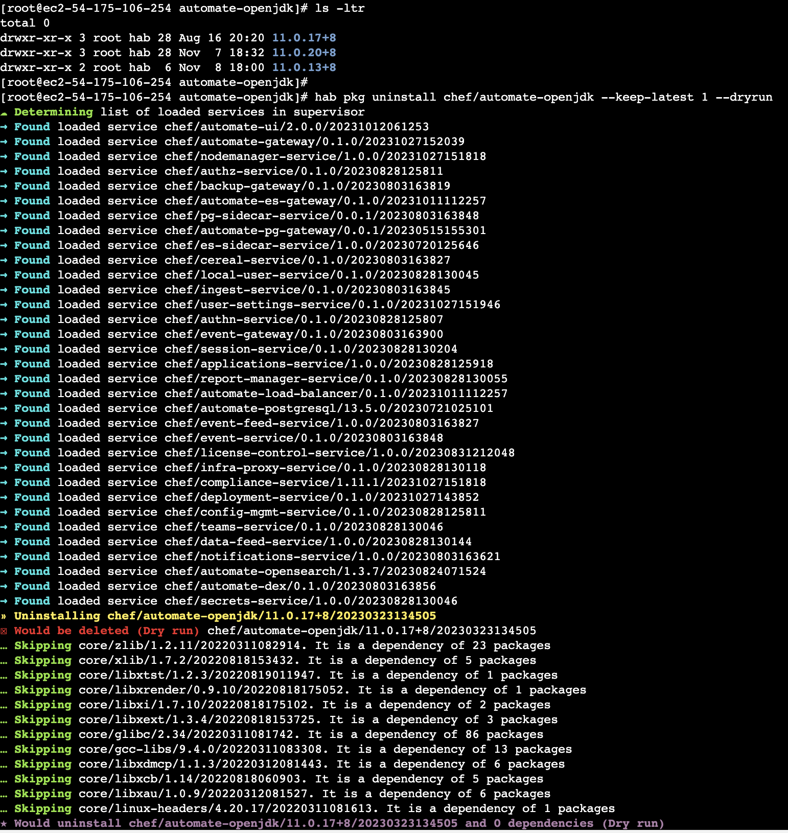 How To Cleanup Older Versions Of Openjdk Post Chef Automate Upgrade 