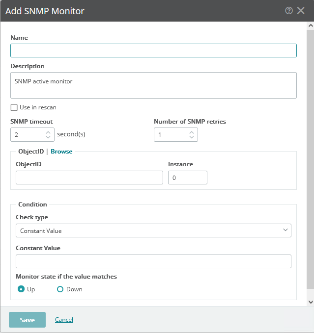 Custom SNMP Active Monitor - Progress Community